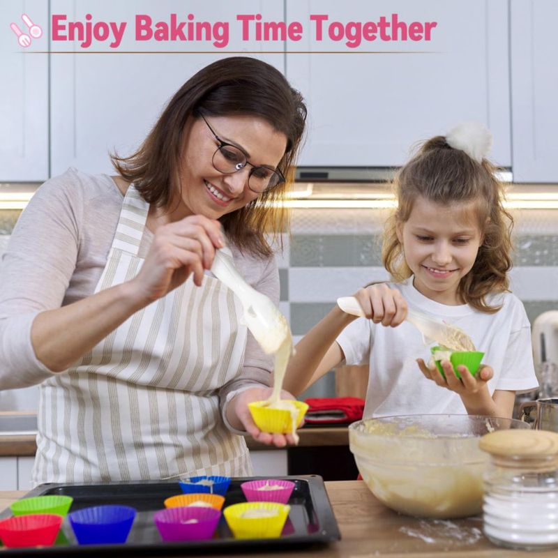 Espátula de cocina sykexonm 2 unidades rosa y blanco ABS/TPE