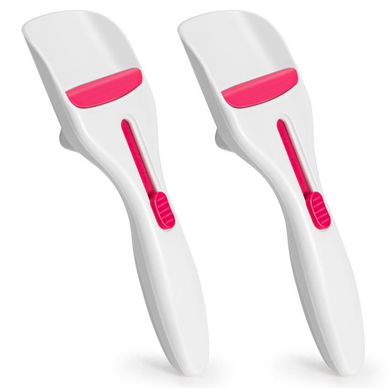 Espátula de cocina sykexonm 2 unidades rosa y blanco ABS/TPE