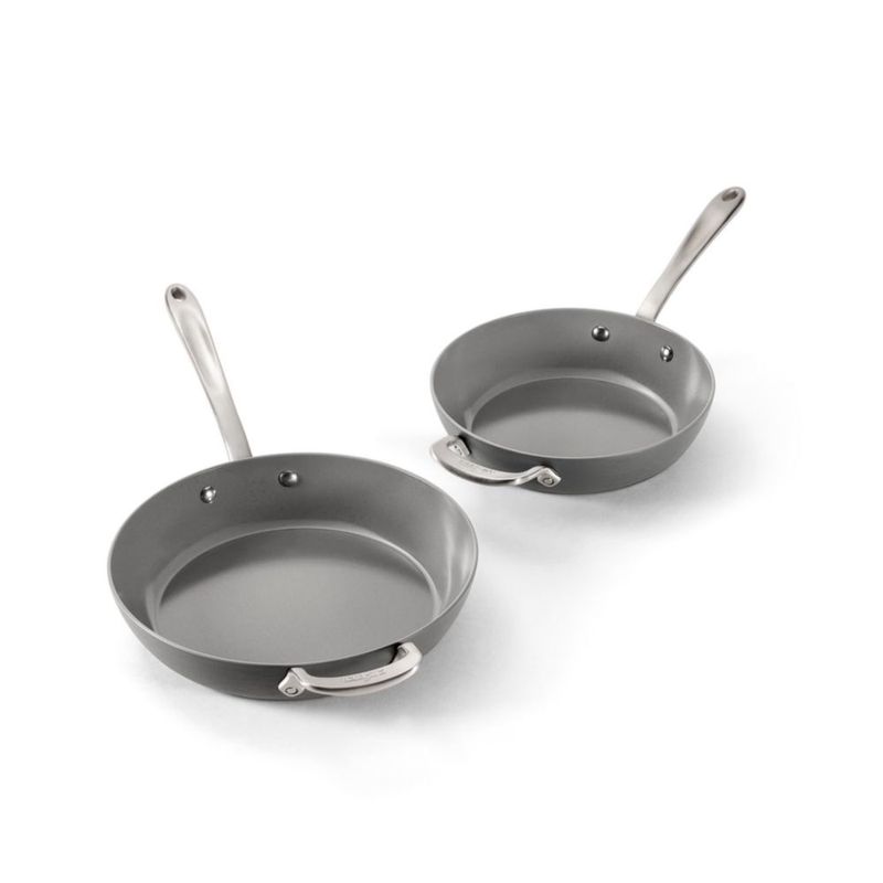 Set de sartenes All-Clad 21 cm + 26 cm con recubrimiento cerámico antiadherente