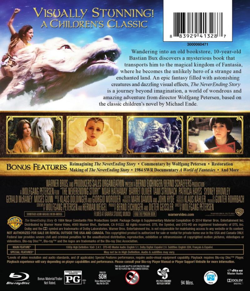 Película WARNER BROS La historia sin fin DVD