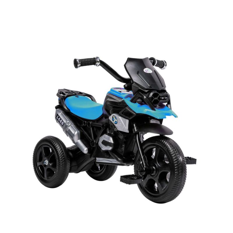 Triciclo Diseño Moto Deportiva con Luz LED, Sonido y Ruedas EVA Soft para Niños 2-5 Años
