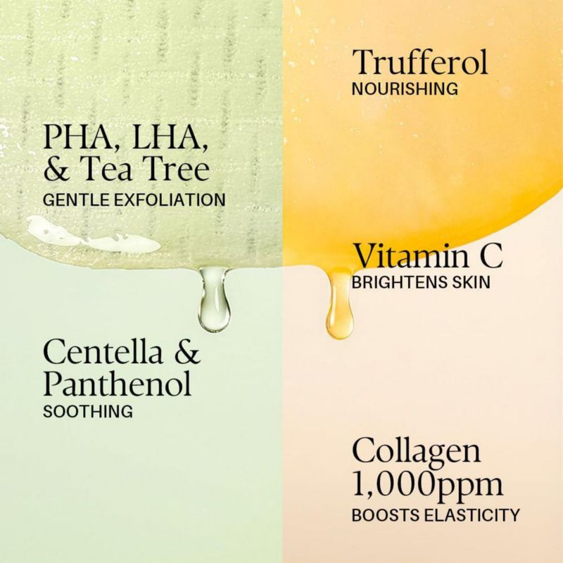 Almohadillas de Mascarilla d'alba Piedmont 70+30 Gel + Peeling