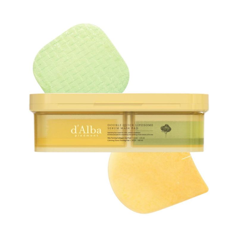 Almohadillas de Mascarilla d'alba Piedmont 70+30 Gel + Peeling