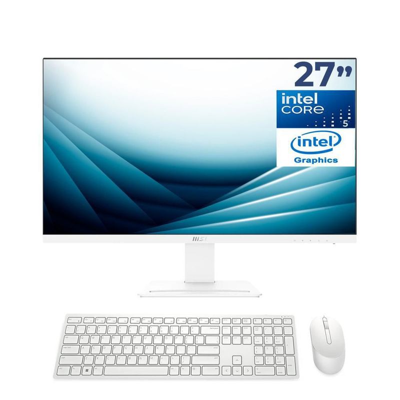 Computadora mini pc msi cubi core 5 16gb 512gb monitor 27"