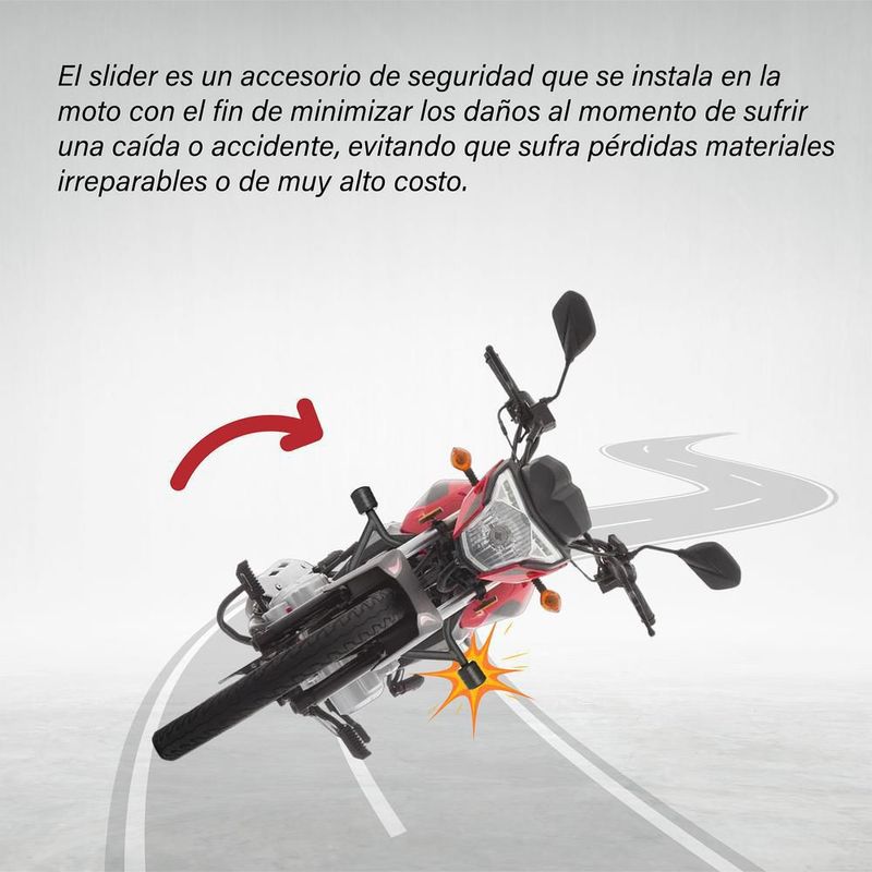 Slider protector para moto de trabajo universal mach