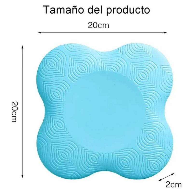 Rodilleras De Yoga Coderas Para Pilates Tapete 2pcs, Color Azul