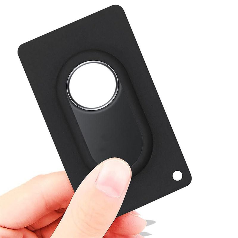 Funda para tarjeta Counlisha para Galaxy SmartTag2 (Negro)