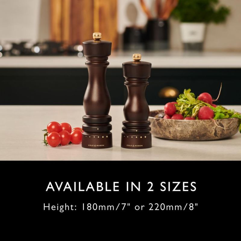 Molino de Sal y Pimienta Cole & Mason 18 cm Madera Chocolate