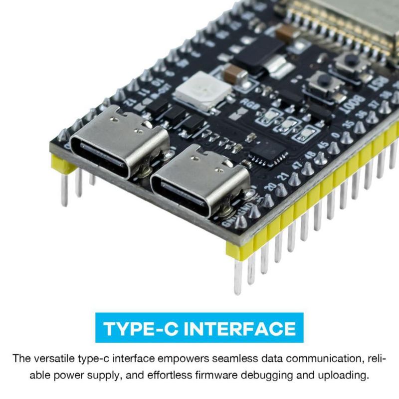 Placa de desarrollo Hosyond ESP32‑S3 Pack de 3 unidades Wi‑Fi Bluetooth Type‑C