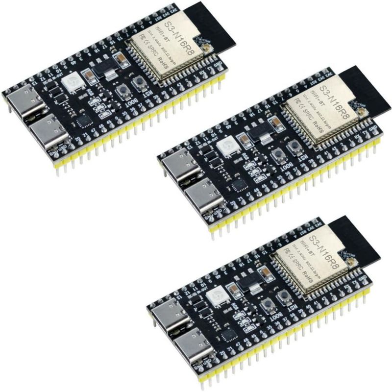 Placa de desarrollo Hosyond ESP32‑S3 Pack de 3 unidades Wi‑Fi Bluetooth Type‑C