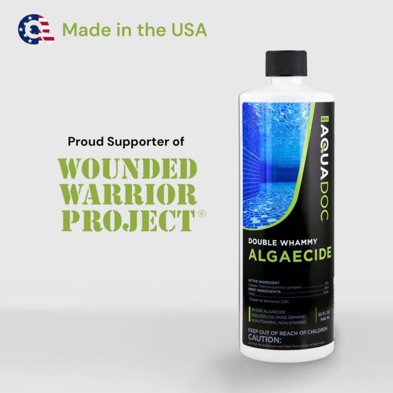 Algicida para piscina MAV AquaDoc Double Whammy 946 ml