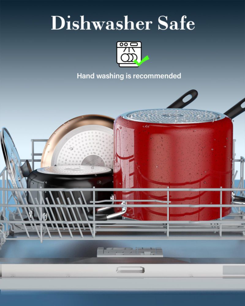 Olla Cook N Home de 105 L antiadherente con tapa