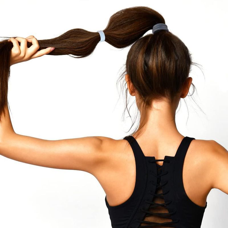 Gomas para el Cabello Scunci Antideslizantes Negro 14 uds