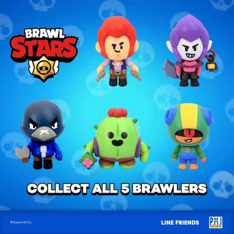 Figuras de acción coleccionables P.M.I. Brawl Stars All Five de 1143 cm