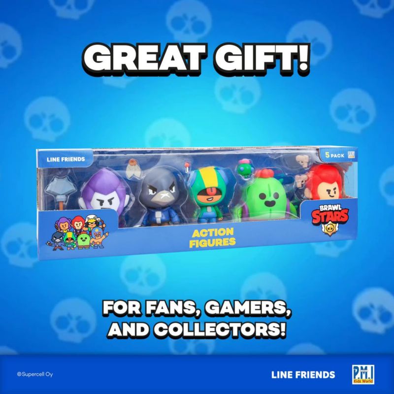 Figuras de acción coleccionables P.M.I. Brawl Stars All Five de 1143 cm