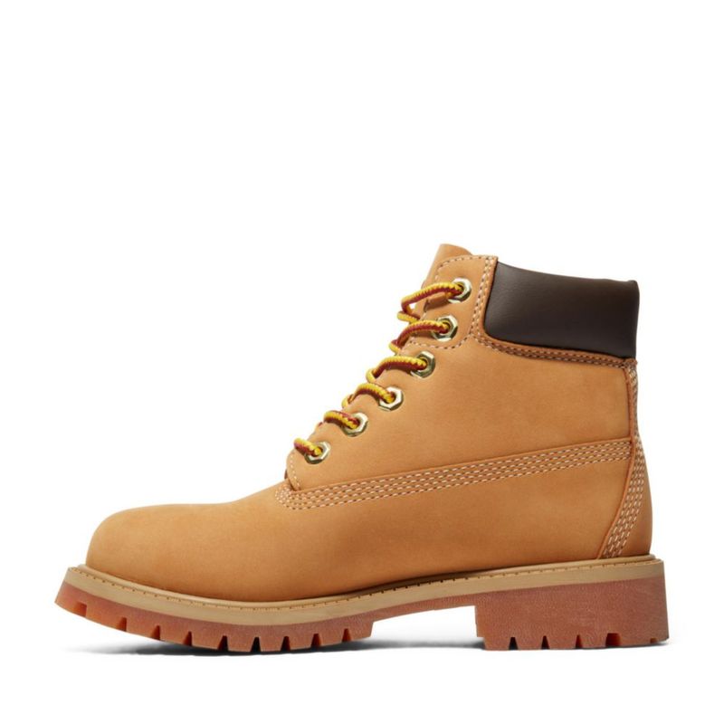 Bota Timberland de 25 cm color trigo impermeable con cordones