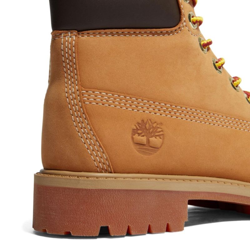 Bota Timberland de 25 cm color trigo impermeable con cordones