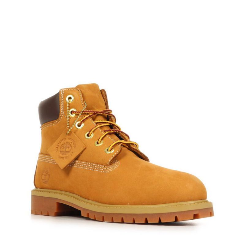Bota Timberland de 25 cm color trigo impermeable con cordones