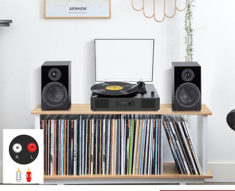 Tocadiscos DANFI AUDIO DF Bluetooth Tocadiscos color negro