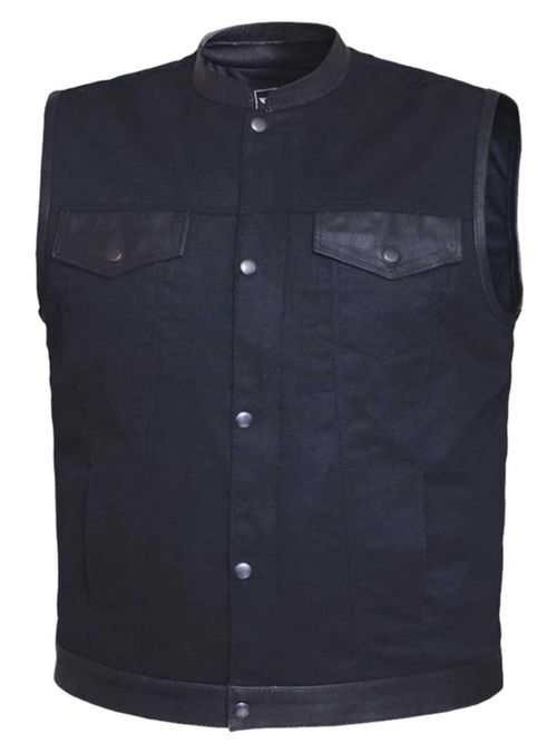 Chaleco UNIK International Denim Negro Mate Talla S