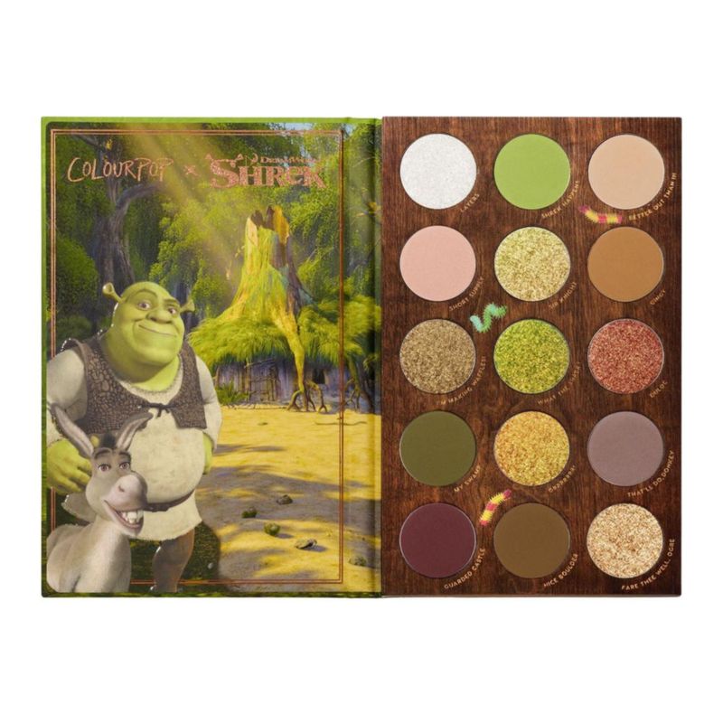 Paleta de Sombras ColourPop x Shrek “Beware Ogre” 18 g