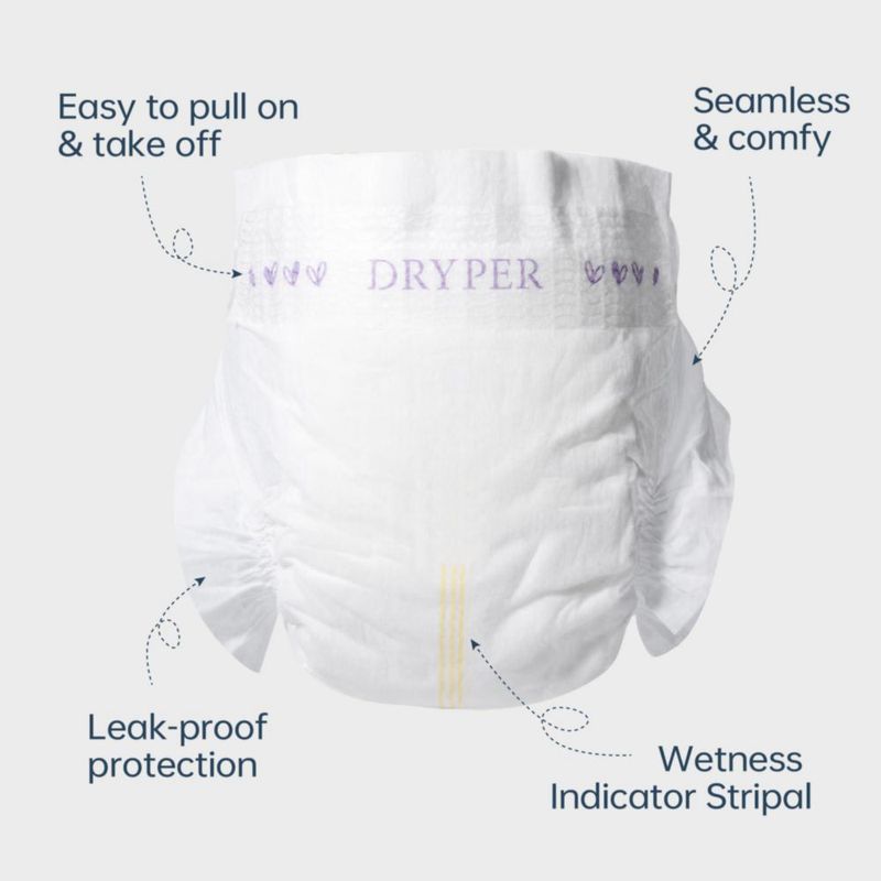 Pañales DRYPER talla 5 (13‑18 kg) – paquete de 19 unidades