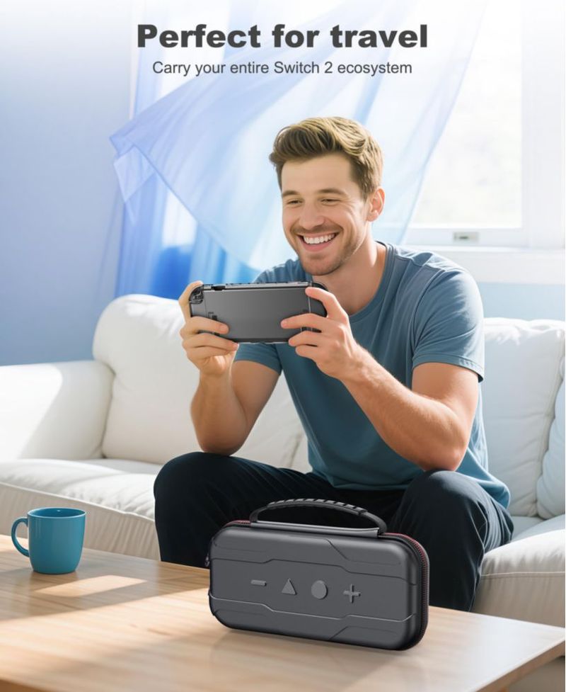 CYOYPPY Funda Portátil para Nintendo Switch 2 - Pack 4 en 1