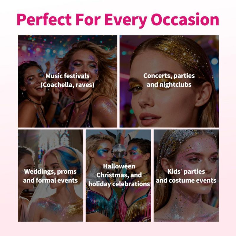 Lápiz de Glitter SEVICH 15 g Turquesa para Cabello y Cuerpo