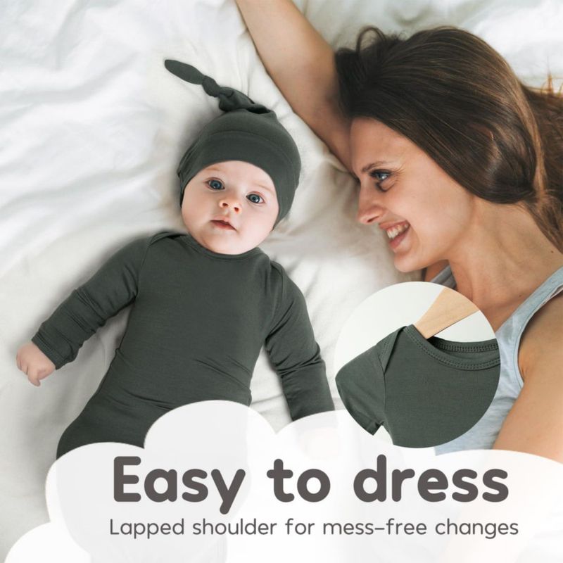 Conjunto de Batitas con Nudo para Bebé Noah Baby 2 Piezas con Gorro y Lazo