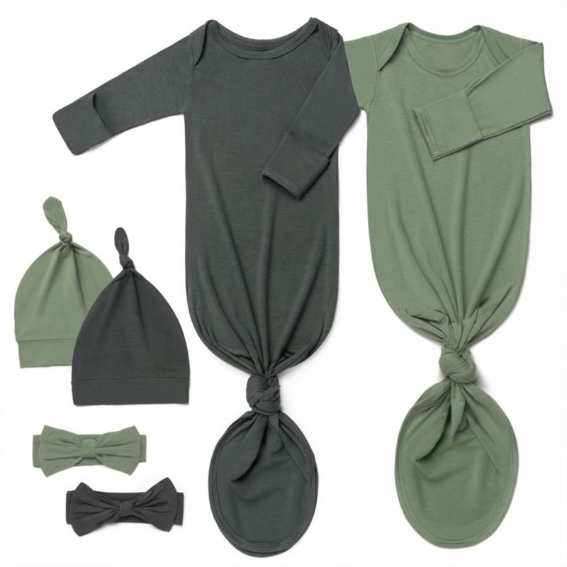 Conjunto de Batitas con Nudo para Bebé Noah Baby 2 Piezas con Gorro y Lazo