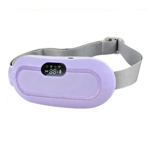 Cinturon Eléctrico, Bolsa Termica Regulable Alivio Cojin Termico Para Colicos Color Morado