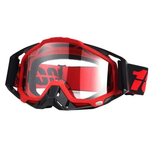 Googles Motocross De Tácticas Ajustables Para Sport Gafas, Color Rojo