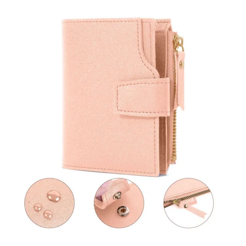 Carteras Monedero Tarjetero para Dama  Color Rosa