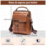 Bolso Bandolera Mariconera Hombre Color Café