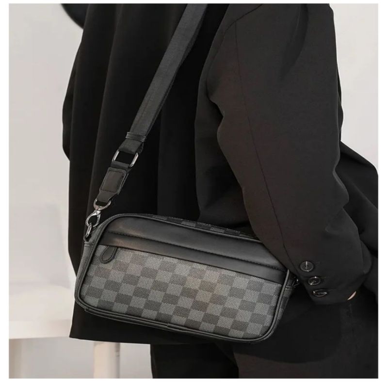 Bolsas Para Hombre Bandolera Color Negro