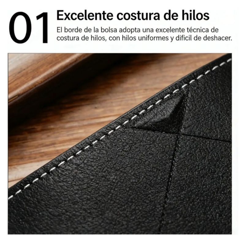 Carteras Para Hombre con Tarjetero Color Negro