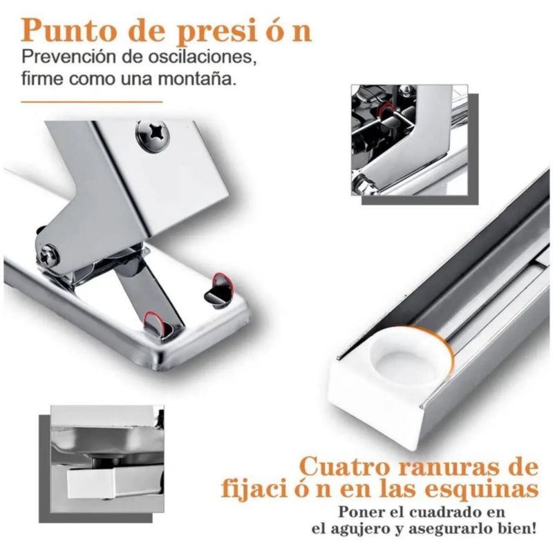 Soporte Horno Microondas Reforzado Con Base Plateado