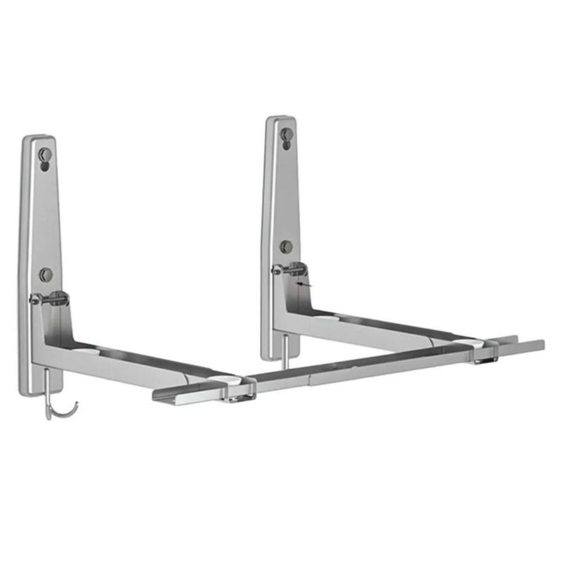 Soporte Horno Microondas Reforzado Con Base Plateado