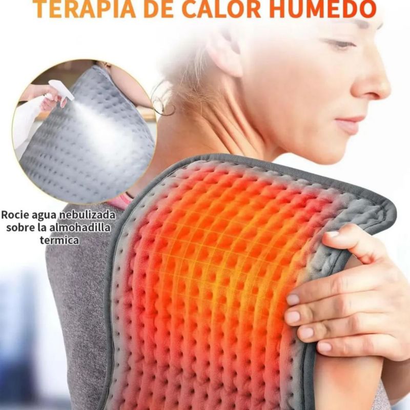 Compresa Caliente Eléctrica 9 Niveles De Temperatura Gris