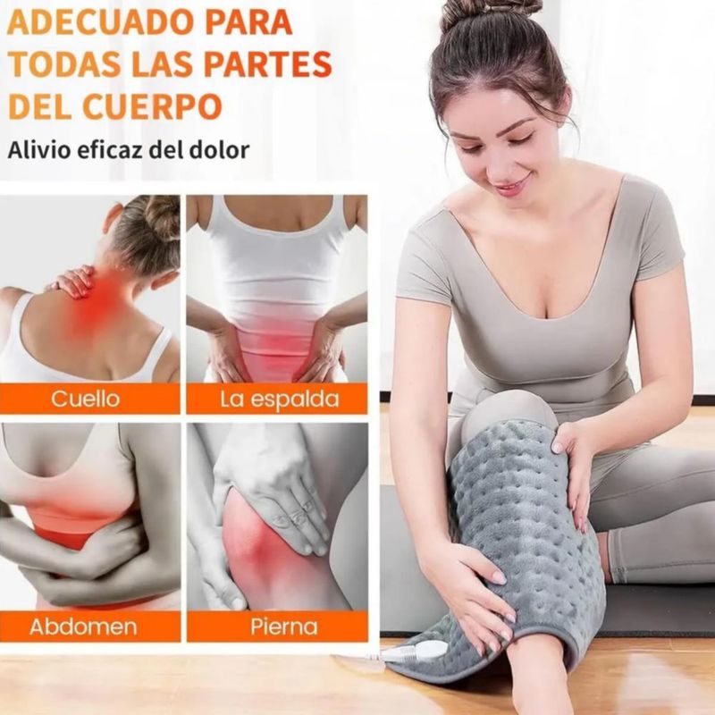 Compresa Caliente Eléctrica 9 Niveles De Temperatura Gris