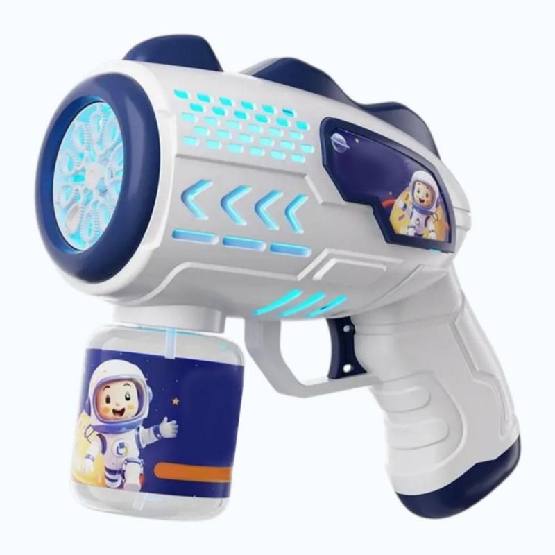 Pistola De Burbujas Para Niños Astronauta Azul
