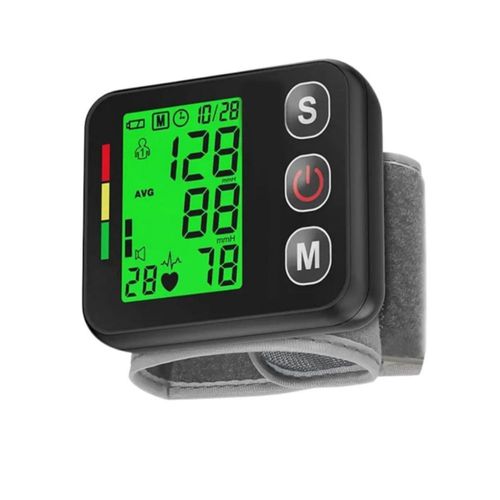 Baumanómetro De Muñeca Monitor De Presión Arterial Automático Negro