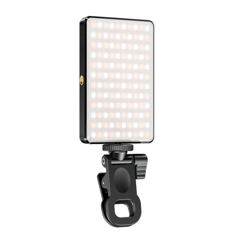 Lámpara LED para Celular con 96 Luces, RGB y 3 Modos de Iluminación Negro