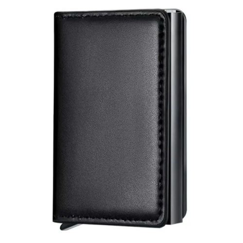 Cartera Para Hombre Con Protección Rfid Color Negro