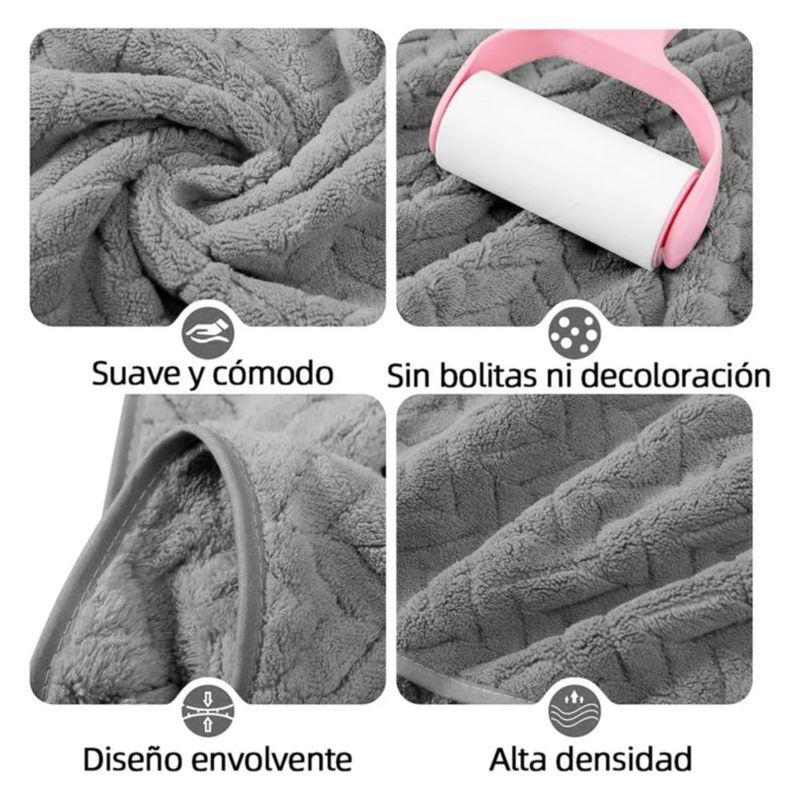 Juego De 4 Toallas Para Baño Grandes Multicolor