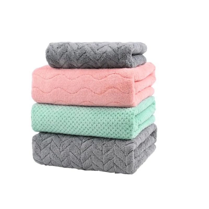 Juego De 4 Toallas Para Baño Grandes Multicolor