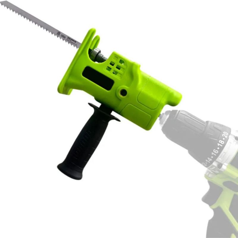 Adaptador Taladro Sierra Sable Reciproca Convertidor Verde