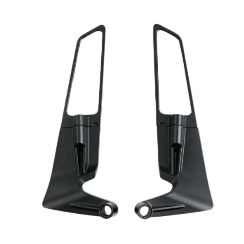 Alerón De Espejo Retrovisor Invisible Modificado Universal Negro