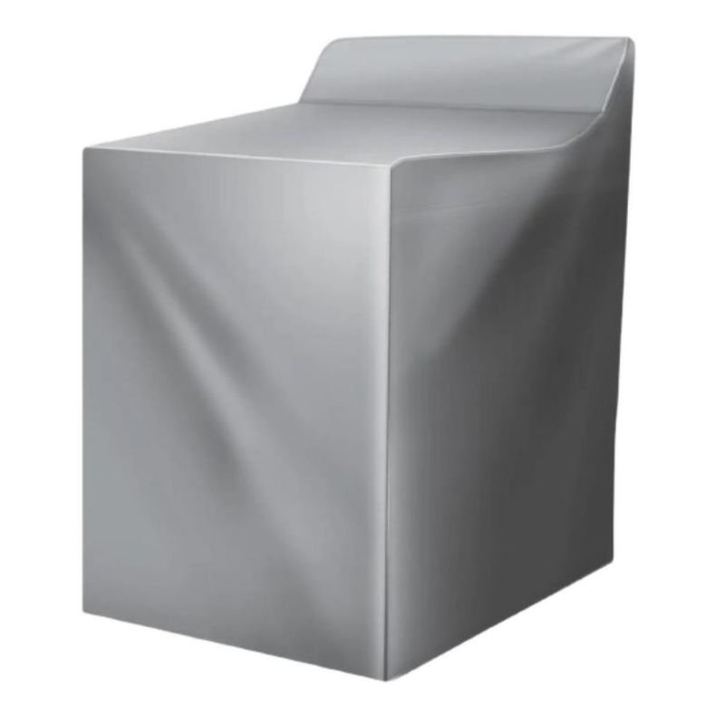Funda Protectora Lavadora O Secadora Impermeable De Vinil Quita Pon Gris