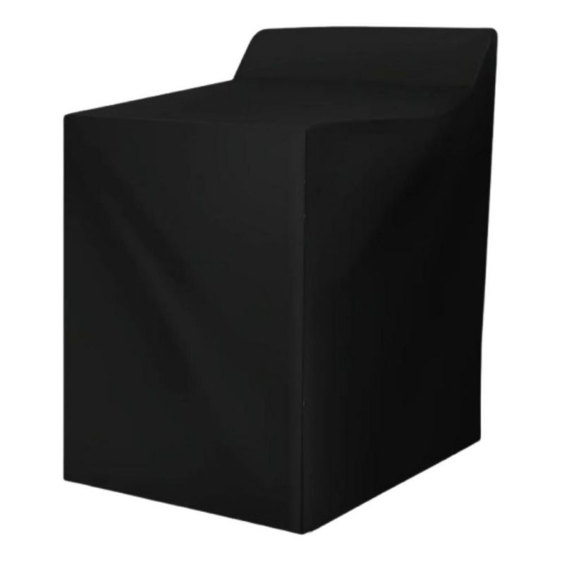 Funda Protectora Lavadora O Secadora Impermeable De Vinil Quita Pon Negro